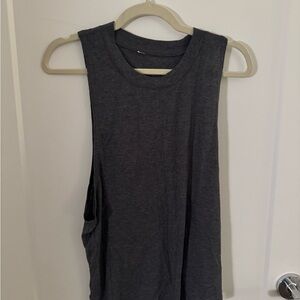 ALO Yoga Charcoal Ribbed Tank